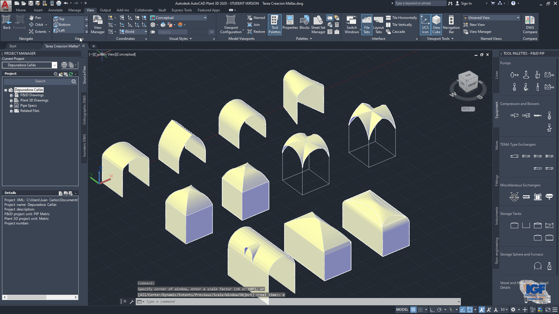 Curso de AutoCAD 3D en español