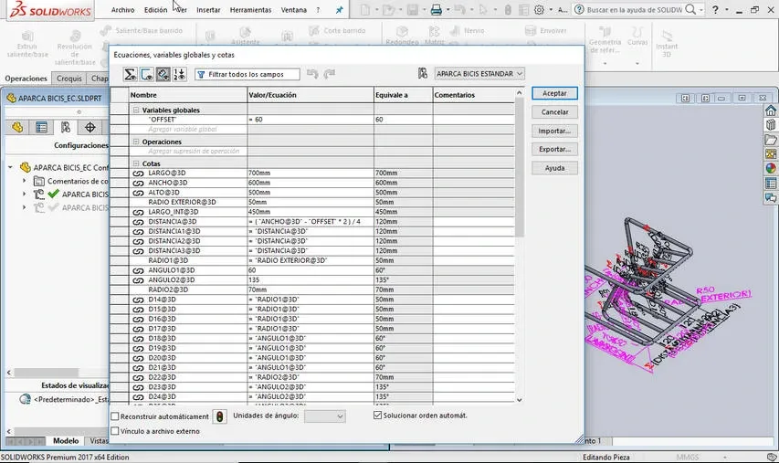 Curso profesional de SolidWorks ecuaciones.webp