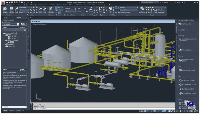 Curso bonificado de AutoCAD Plant 3D
