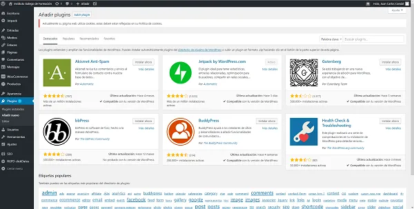 Curso bonificado de WordPress