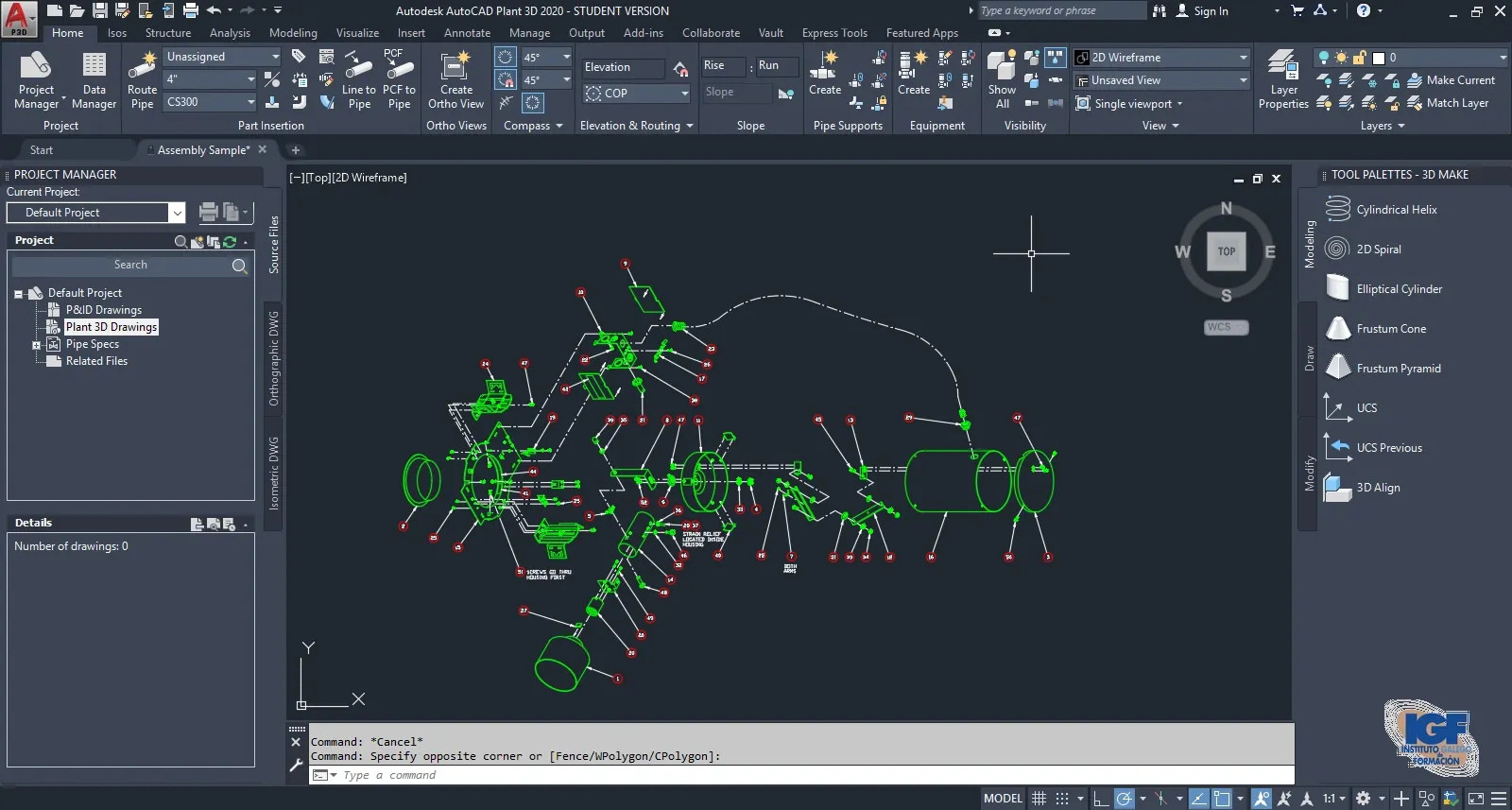 Curso profesional de AutoCAD Plant 3D bonificado