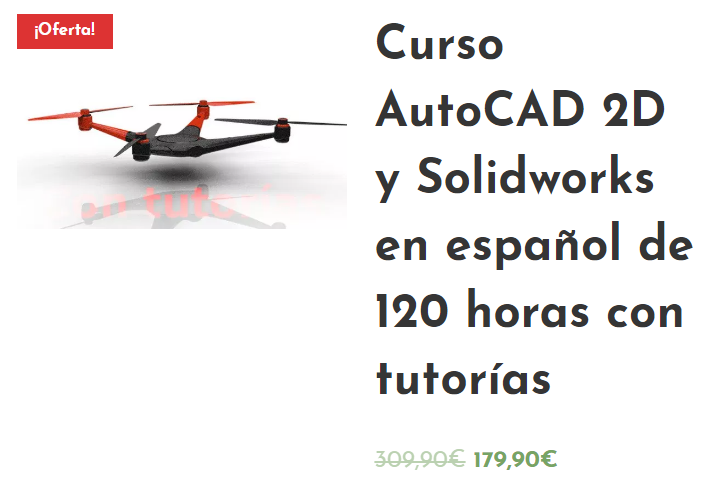 Oferta AutoCAD Solidworks Instituto Galego de Formación