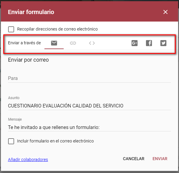 Enviar formulario - Instituto Galego de Formación