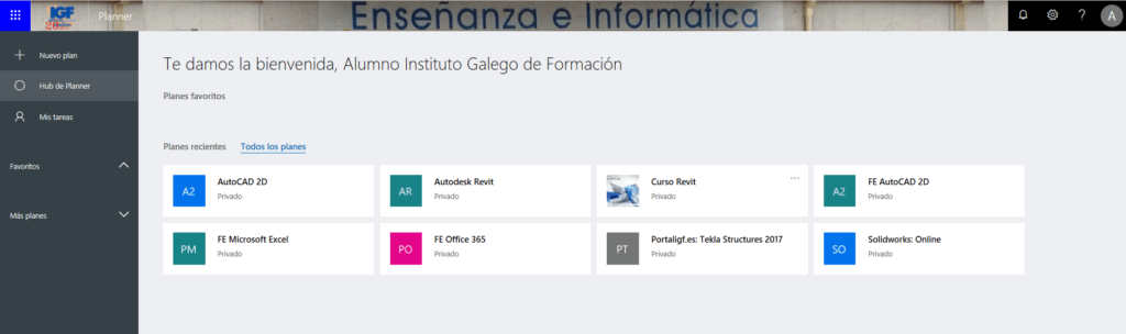 Microsoft Planner - Instituto Galego de Formación