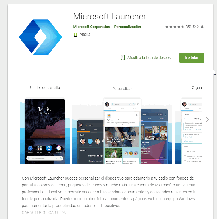 Microsoft Launcher - Instituto Galego de Formación