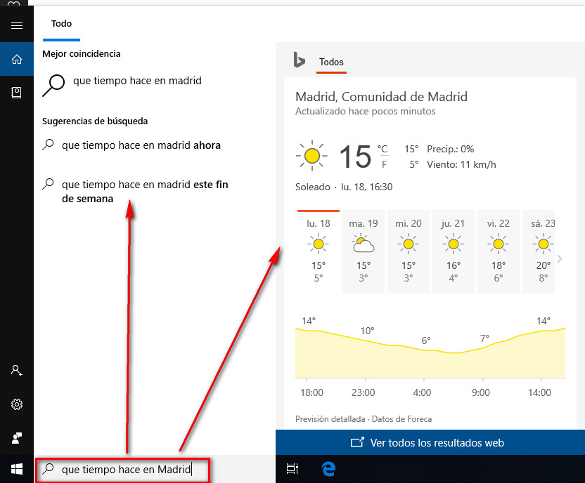 Preguntarle a Cortana en Windows 10  - Instituto Galego de Formación