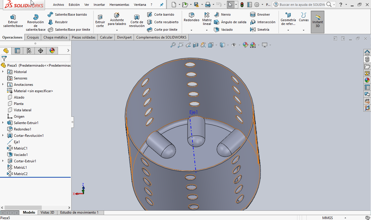 Tarea Operaciones 3D - Instituto Galego de Formación