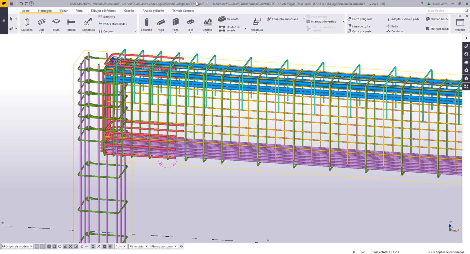 Cursos presenciales de Tekla Structures