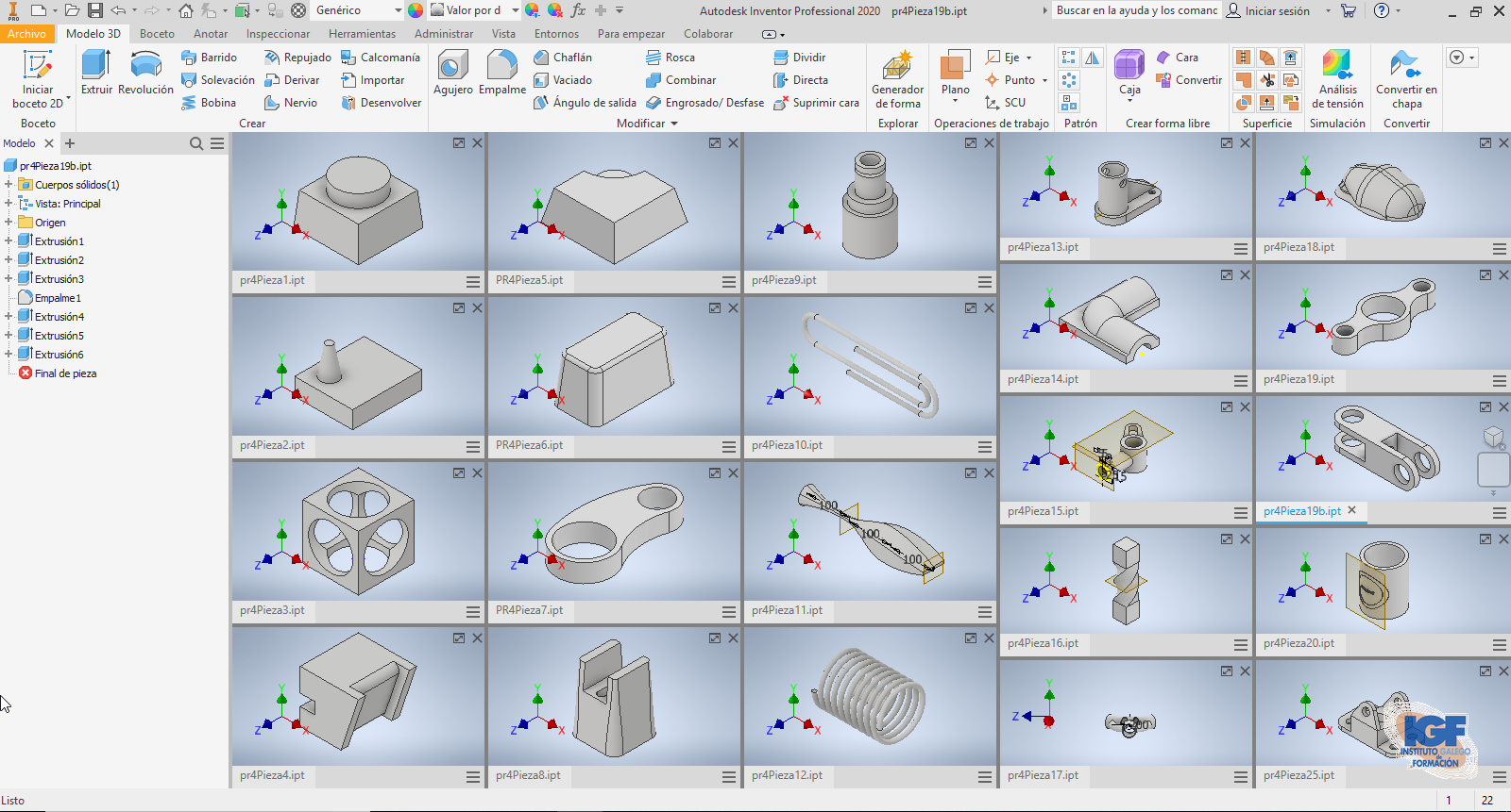 Cursos de Autodesk Inventor en A Coruña