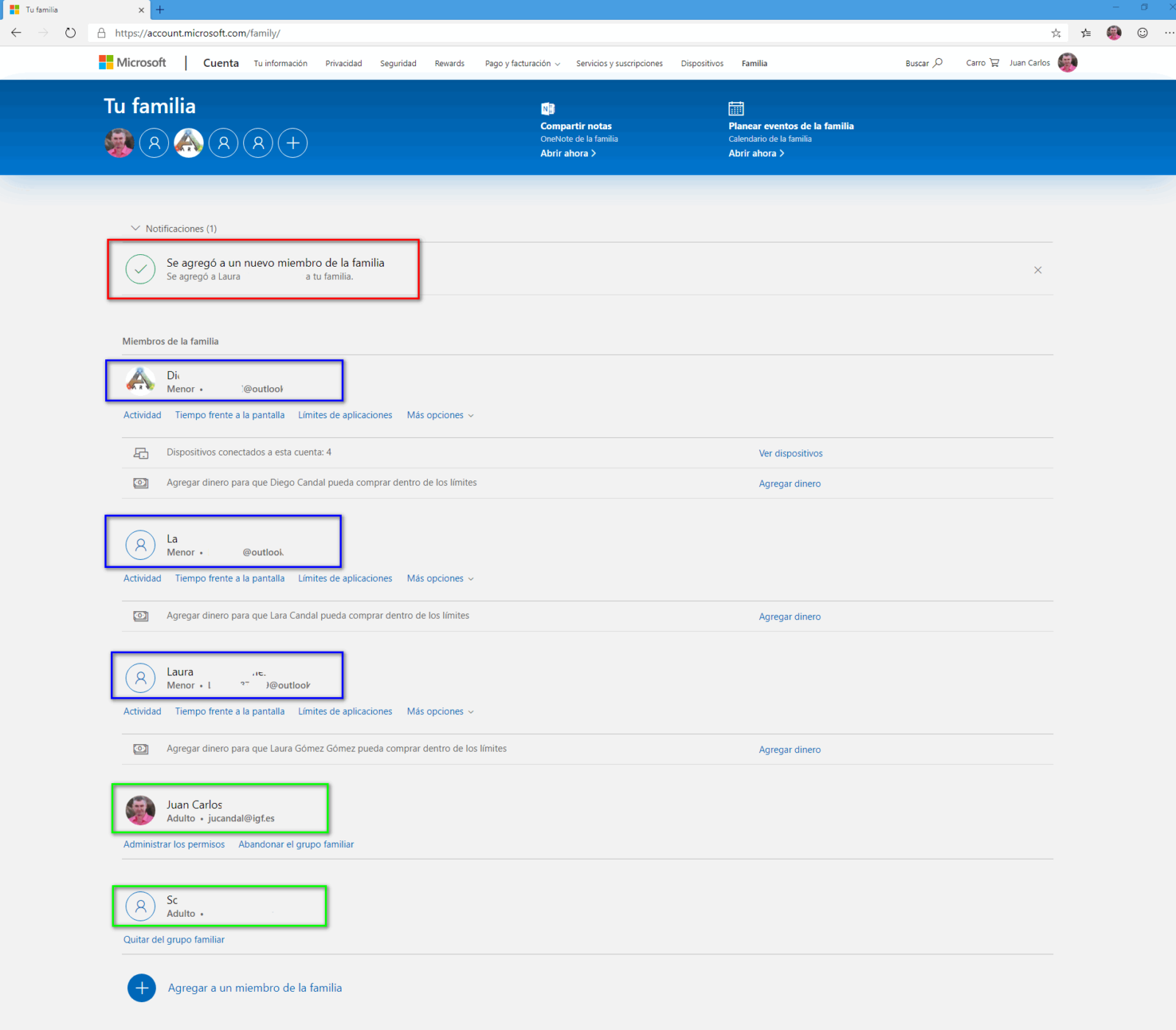 Agregar un miembro de la familia en Windows 10 - igf.es