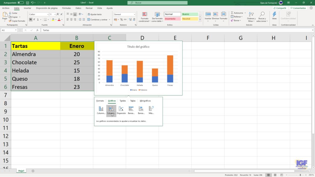 Cursos profesionales de Microsoft Excel  - igf.es