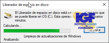 Liberador espacio en Windows 10