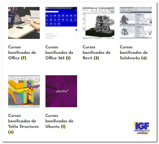 Cursos bonificados en IGF - igf.es