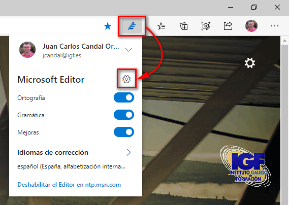 Configurar Editor Microsoft - igf.es