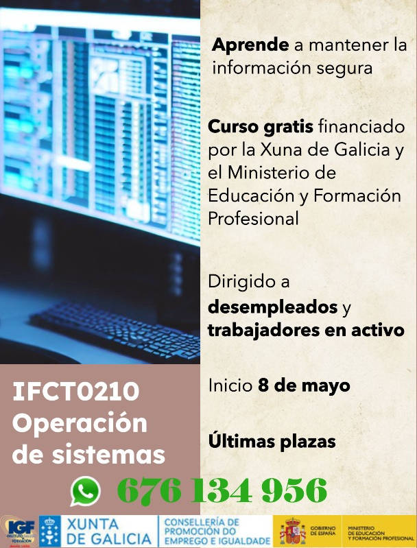 IFCT0210 Aprende a mantener la información segura